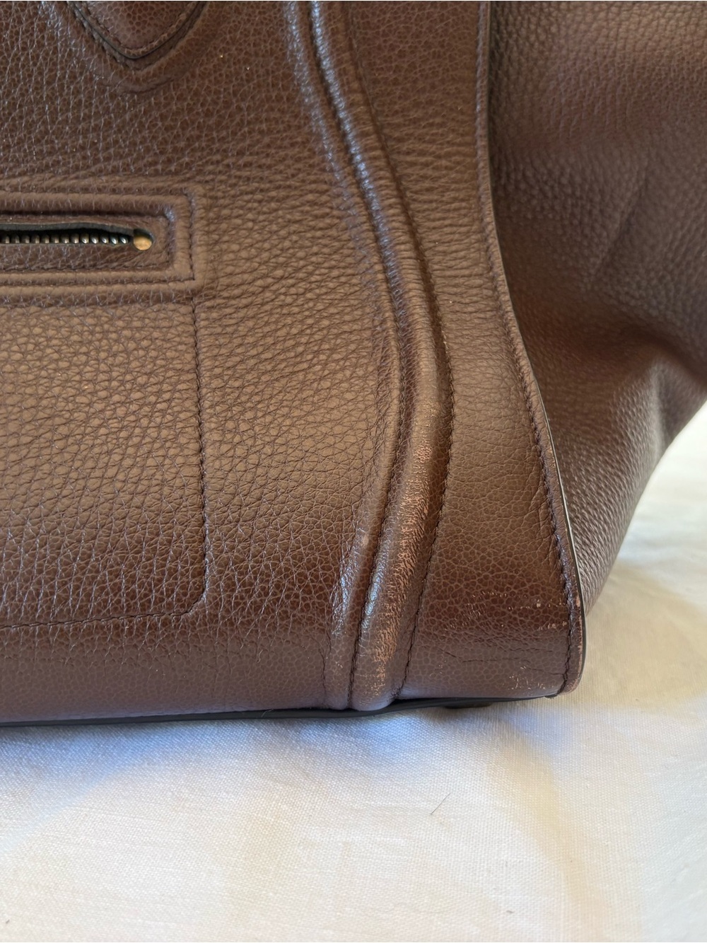 Celine Leather Luggage Phantom Medium - Picture 6 of 16